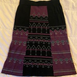 Icelandic Design High waisted skirt with elastic waistband
